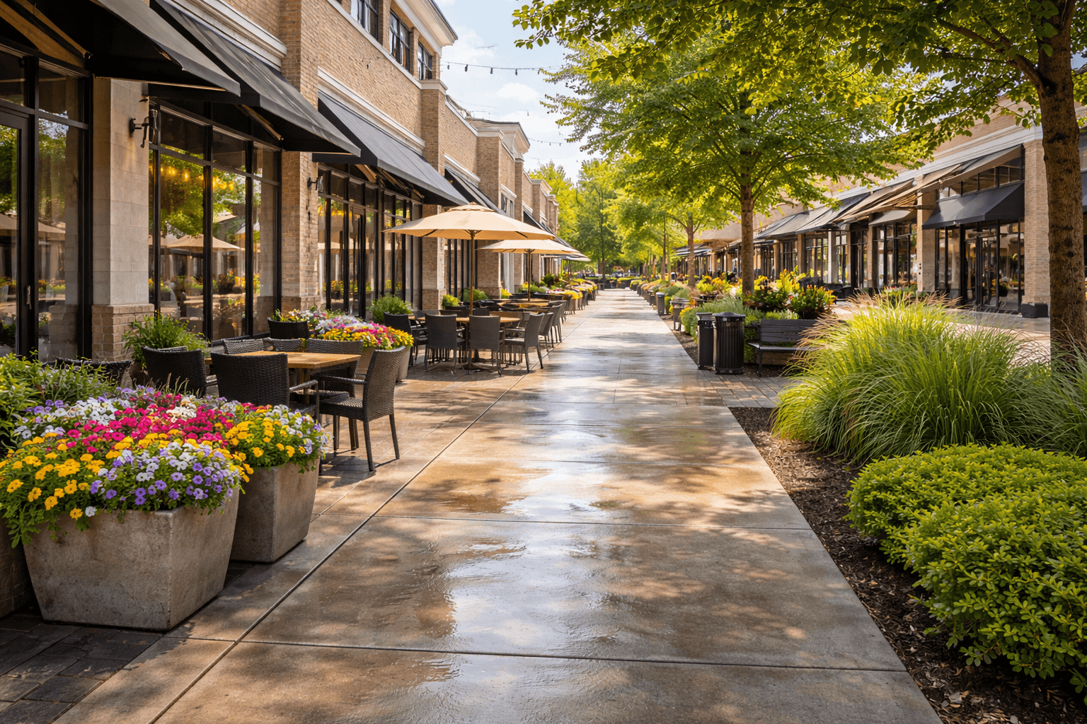 Walkway cleaning