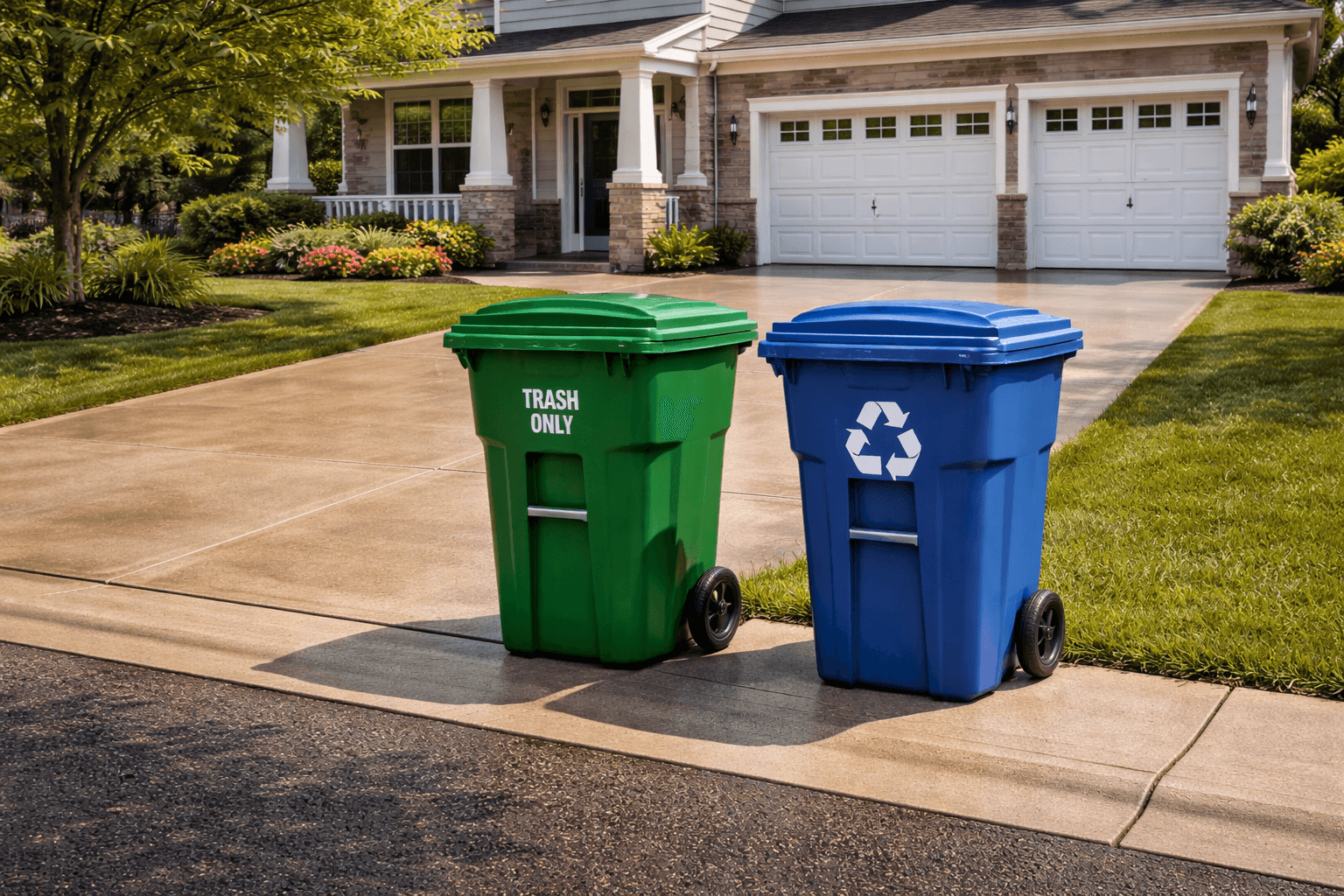 Trash bin cleaning